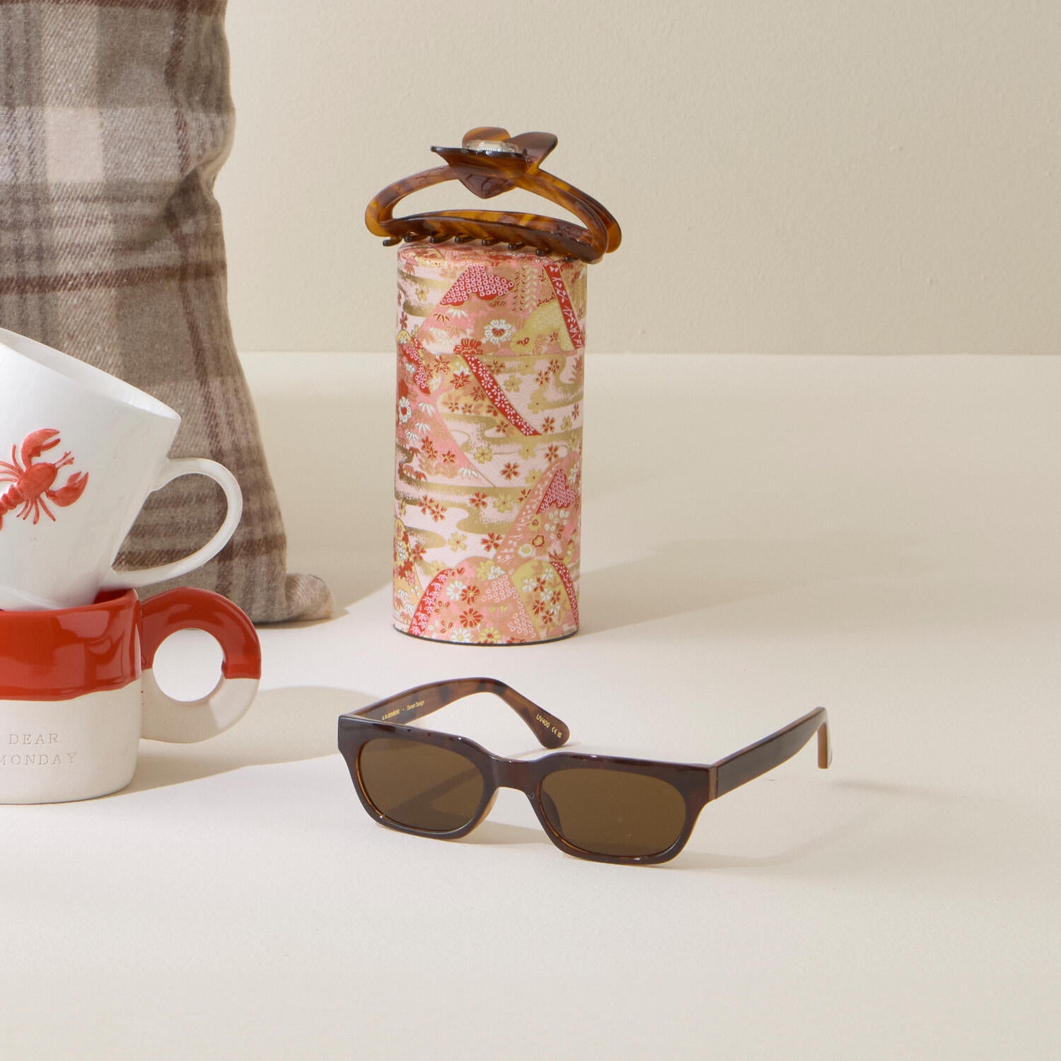 Bror solbrille - Demi Light Brown Tortoise